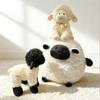 Bambola Pecora Kawaii Peluche in Piedi Seduta Pecora Faccia Nera Animale Cartone Animato Compagno Rassicurante Regalo