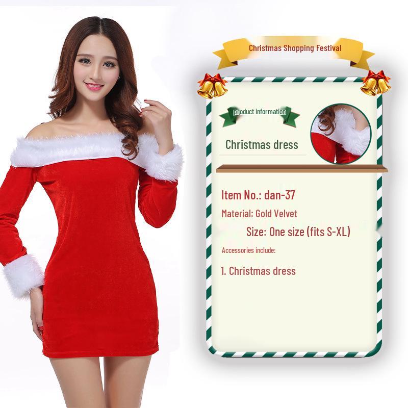 2023 Weihnachtsmann Weihnachtskostüm und Cosplay-Outfit-Set
