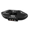 ABS Selector 3 Out Video Black Selector with AV Cable Splitter, Black, In/1 Splitter,