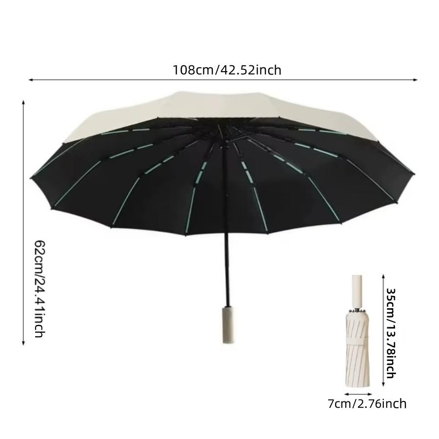Large Automatic Umbrella 60 Bones Men's Strong Wind resistant Sunscreen and UV resistant Women's Dual purpose Sun