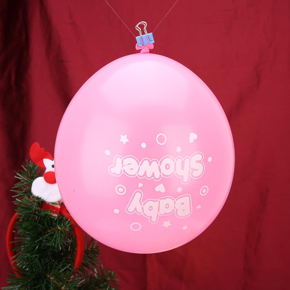 20pcs 12in Latex Balloons Letter Printed Baby Shower Birthday Party Favors Supply
