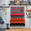 36 Pieces Tool Storage Rack with Bins and Hooks Modular for Craft Room, Diyers