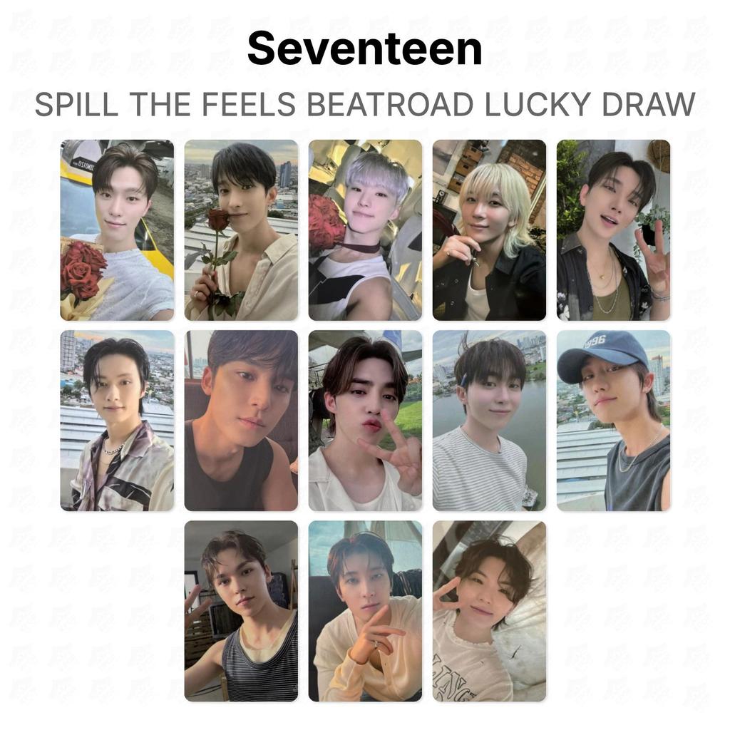 Seventeen SPILL THE FEELS BEATROAD LUCKY DRAW Official Photocard