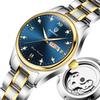 Relógio Automático Skeleton Importado Suíço - Feminino & Masculino Luminoso à Prova d'Água