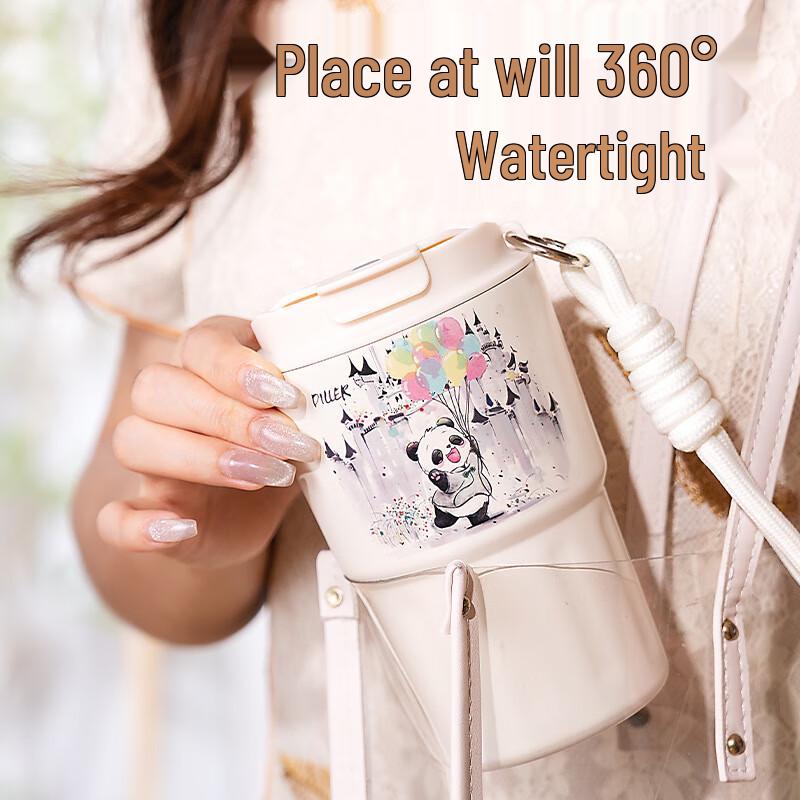 Dilebell Cute Corgi 304 Stainless Steel Portable Coffee Cup 340ML