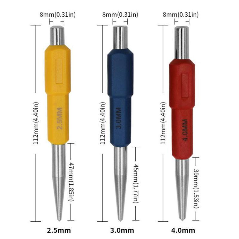 

Цилиндрический выравнивающий пуансон высокой твердости Цельный Инструмент для технического обслуживания оборудования Деревообрабатывающий инструмент Бит Защита от ржавчины Противоскользящий Позиционирующий пуансон Pack of 1