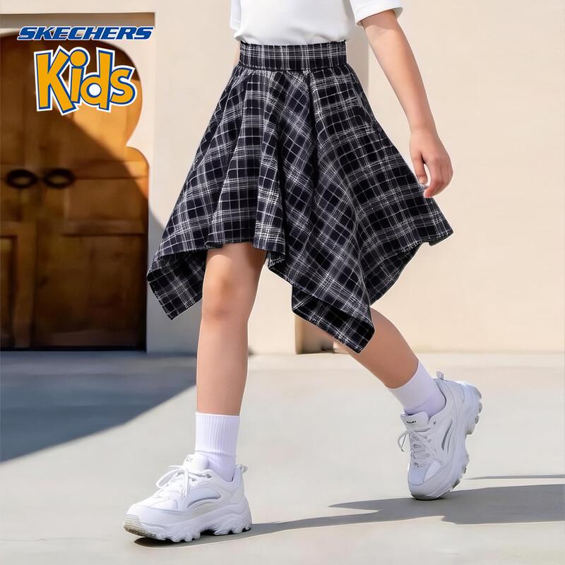 Skechers Girls Plaid Casual Skirt 150
