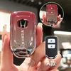 FVE1 Fashion TPU Car Remote Key Case Cover Protective Shell Styling Accessories Holder For Honda Vezel City Civic Jazz BRV BR-V HRV