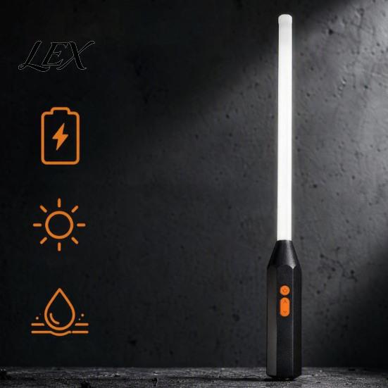 Versatile Handheld Lighting Tool Flexible LED Flashlight Stick, Bendable Rechargeable Work Light with Adjustable Brightness, Bright Led Stick for Home