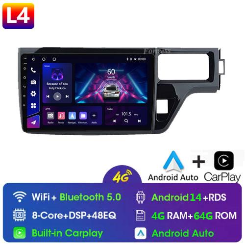 For Honda Stepwgn 5 2015 - 2021Right Hand Driver Car Radio Stereo Multimedia Player 5G GPS Navigation High-performance CPU 2din
