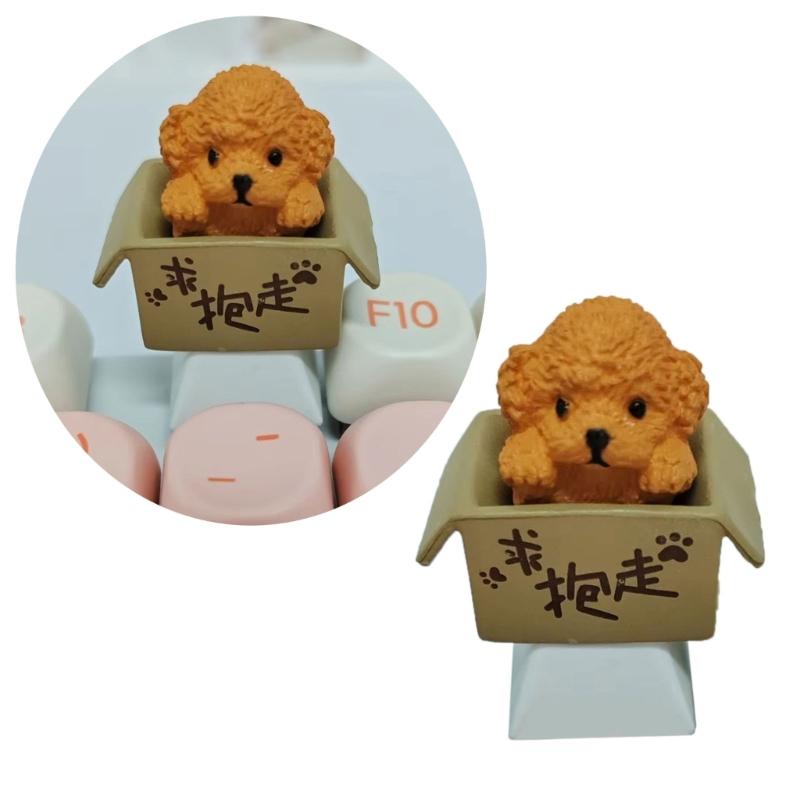 Animal Themed Keycap Puppy Design For Crossed Switches Mechanical Keyboards Office Gaming Keycaps Replacement 1PC