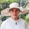 Cooling Fan Sun Hat For All-day Wear Wide-Brimmed Outdoor with Dual-Power Design With Solar Charging USB Hiking Cycling Fishing Panel Hot Summers