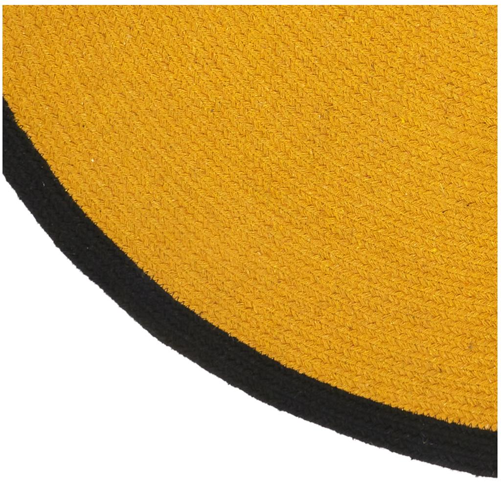 Les Trésors De Lily [A3512] - Bavlněný koberec 'Boho' hořčicově žlutý - 120 cm