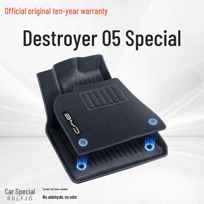 Anti-slip Wear-resistant TPE Floor Mats for 2022-2024 Fourth Generation Emgrand