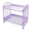 Scaffale Multifunzionale in Plastica a 2 Piani Organizer per Trucco per Skincare Ufficio Cucina Camera da Letto Bagno Scaffale Vuoto a Due Strati