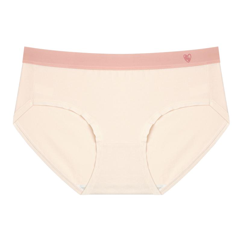 

Женские бесшовные хлопковые трусы Женские трусики Однотонное дышащее нижнее белье Женское с низкой посадкой Мягкое нижнее белье S-XL XL&1pc абрикосовый