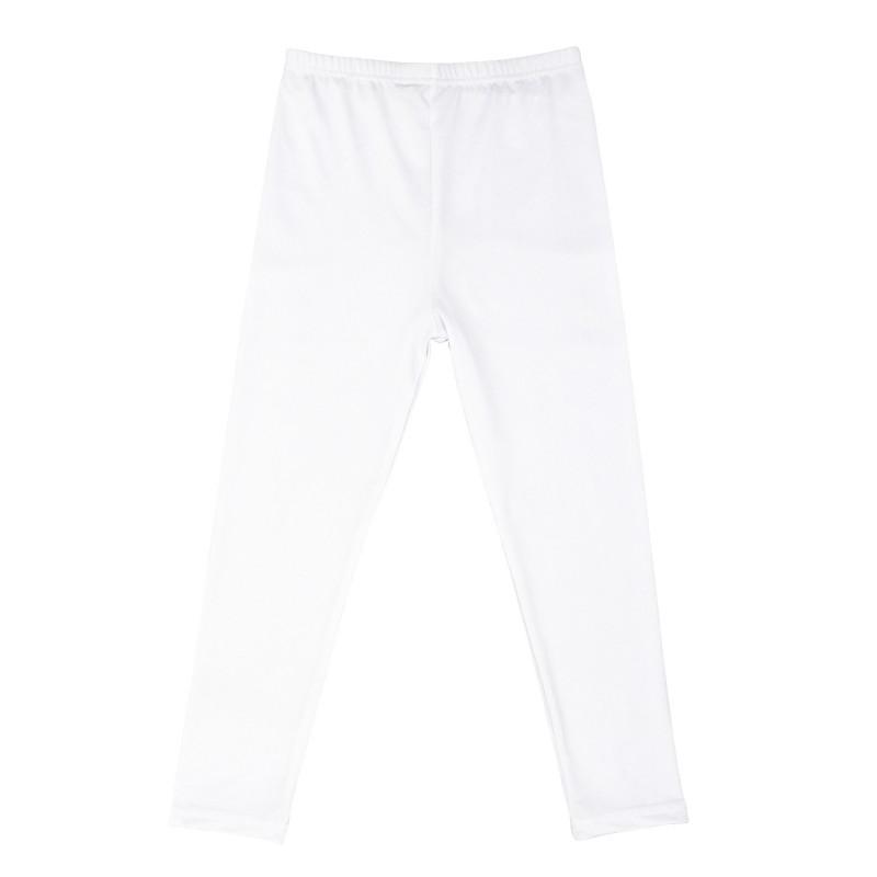 4-12 Years Kids Girls Solid Color Legging
