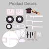 3 Sets Landing Gear Wheel Kit Model Airplane Accessories RC Spare Parts Nylon Shock Absorbing