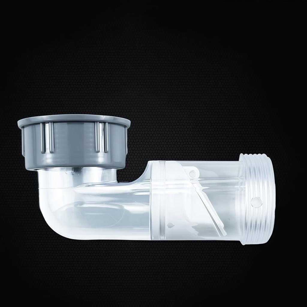 Kitchen Wash Basin Drainage Pipe Odor Proof Curved Kitchen Sink Drain Pipe Drain Downpipe Joint Tube Pipeline Accessory