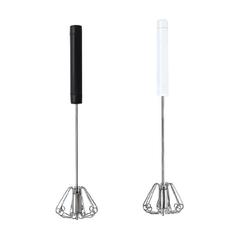 Ergonomischer Hand-Eierschläger für mühelose Backvorbereitungen Stahl-Schneebesen Klingen-Rotationsmechanismus Sahne-Mischwerkzeug