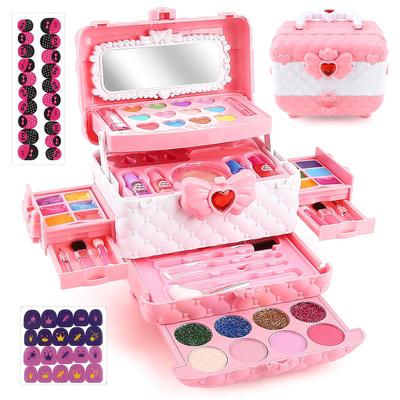 Κοσμητικά μακιγιάζ μακιγιάζ μακιγιάζ μακιγιάζ θήκη μακιγιάζ παιχνίδι προσποίησης δημοφιλές δώρο γενεθλίων για 6 7 8 9 10 11 12 13 ετών χριστουγεννιάτικο δώρο σετ, παιχνίδι, σετ για κορίτσια, σετ,
