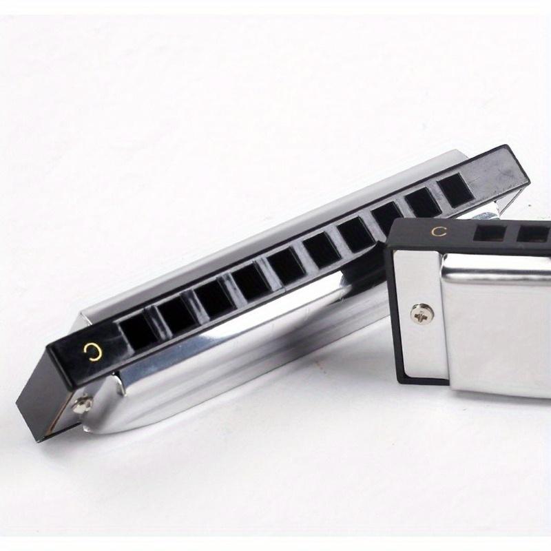 High-quality Polished 10 Hole Diatonic Harmonica - Beginner Friendly Wind Instrument