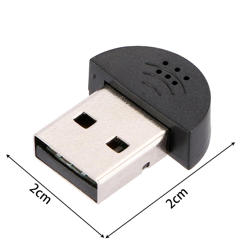 MIC Audio Adapter Voice Recognition Mini USB 2.0 Mic Voice Tube Microphone Computer Microphones