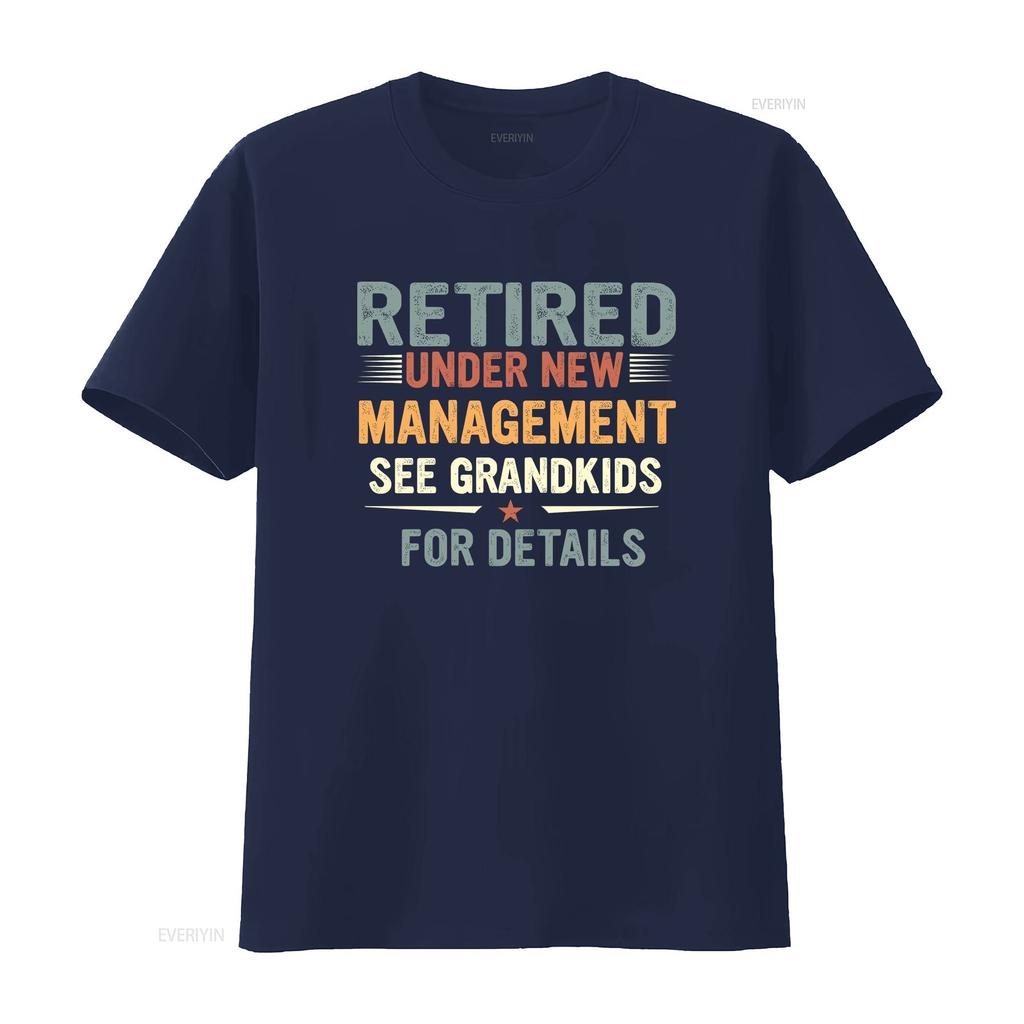 Retired Under New UnisexageUnisext See Grandkids for Details RetireUnisext Grandpa Vintage T Shirt Happy Grandfather Vintage Washed