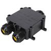 Splice Box M686 Junction Box Y Type 3-Way Junction Box Waterproof Cable Ø4-14mm IP68 Electrical Junction Box Cable Protection