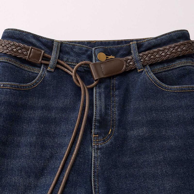 IEF Women's 2025 Winter Wide-Leg Denim Trousers