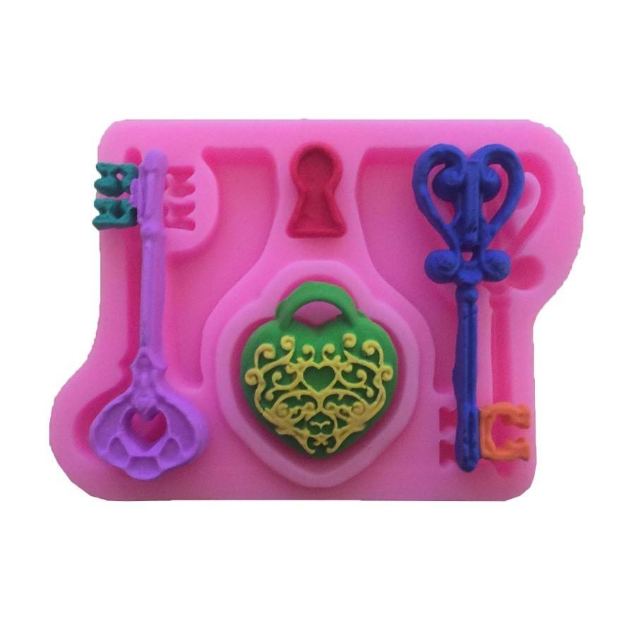 Silicone Mold Key Shape  For Baking Fondant Molds Cake Decorating Tools Craft Pastry Chocolate Mold