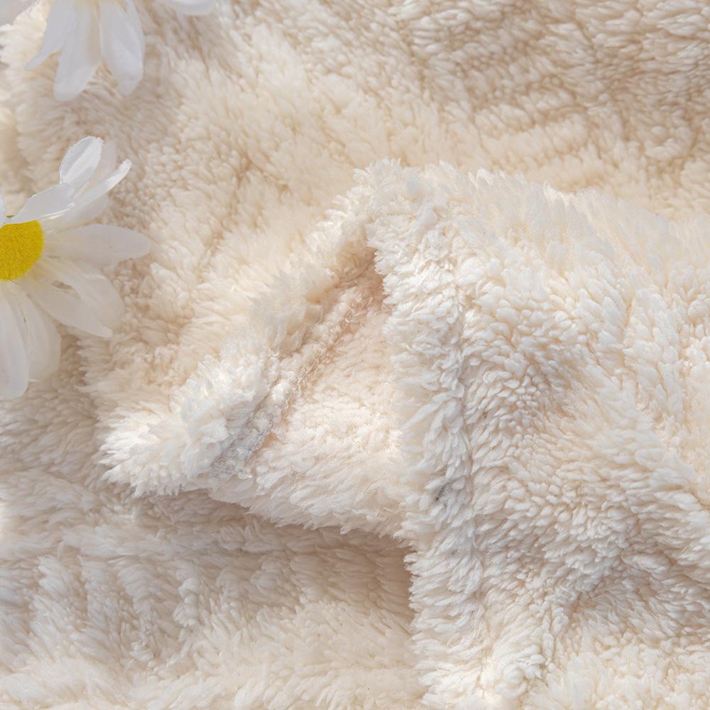 Осень и Зима Плюшевый Трехмерный Жаккардовый Шу Хлопковый Бархат Диванное Полотенце — фото 8