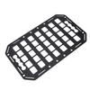 Truck Bed Molle Panel Rack 15x9.25x0.08in Aluminum Use with L Track Tool Cargo Storage Molle Panel for Cars SUVs Pickup