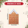 Christmas Advent Calendar with 24 Pockets Reusable Party Wall Hanging Bag Organizer for Closet
