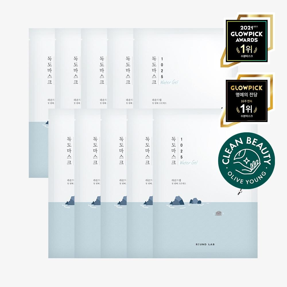 

Round Lab [high Adhesive Moisture Soothing] Round Lab 1025 Dokdo Moisture Water Gel Mask 10 Sheets