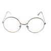Vintage Round Metal Frame Decorative Glasses Lightweight Plain Eyewear Fashion Glasses Unisex