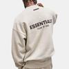 Fear of God Essentials Fleece Crewneck With Velvet Logo SS22 Unisex Sweatshirt Dark-Oatmeal FOG-SS22-614