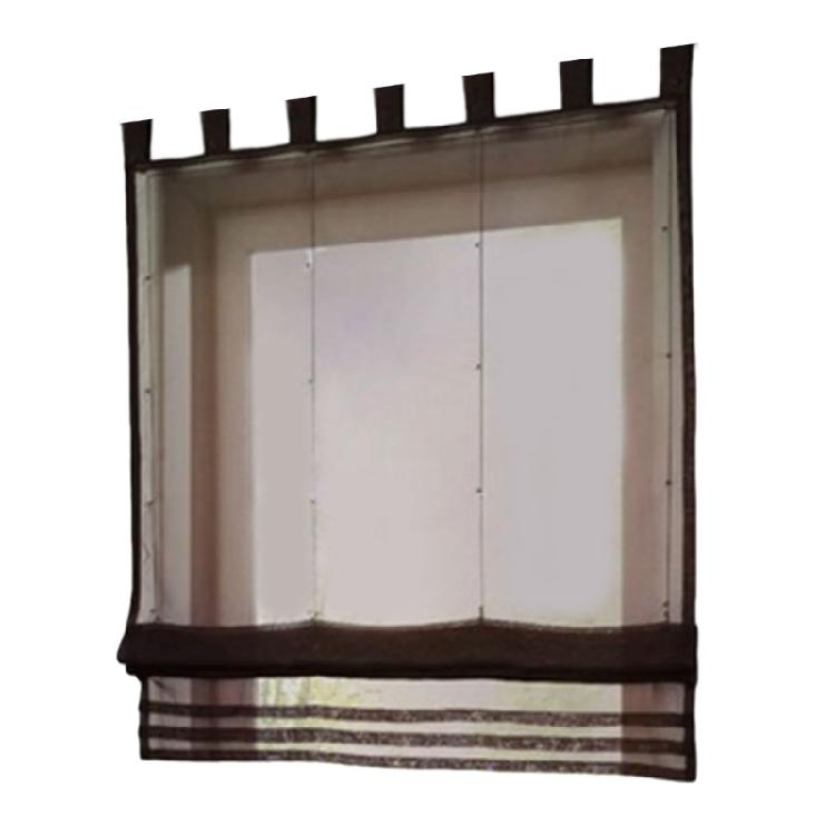 Elegant Roman Shade Light Filtering Window Roman Blind Solid Color Light Filtering For Study or Balcony, Adjustable