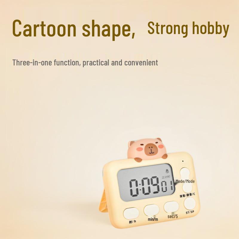 Children's Study Timer & Alarm Clock with Self-Discipline Reminder