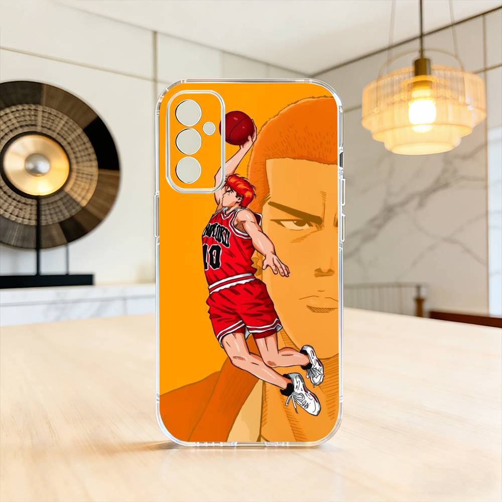 Anime basquete-E  Phone Case Transparent Silicone Soft For SamsungA10,12,20,21S,30,31,40,50,51,52,70,71