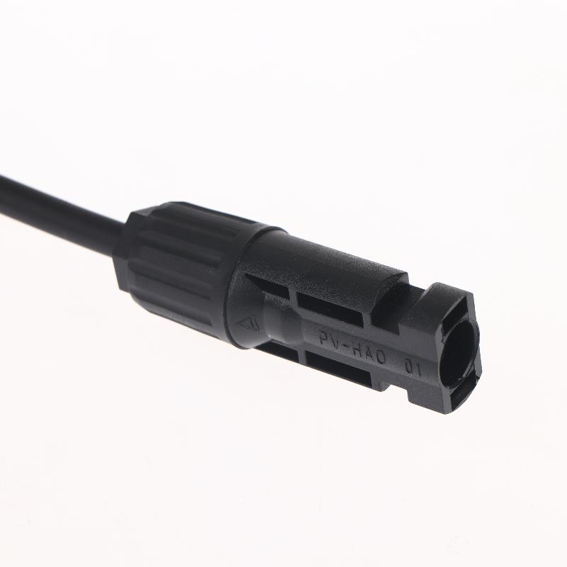 Power Solar Connectors 20A Y-Branch Cable, Solar Cable Parallel Adaptor In Pair For Solar Panel 1*M/Ff+1*F/Mm Black Red Power