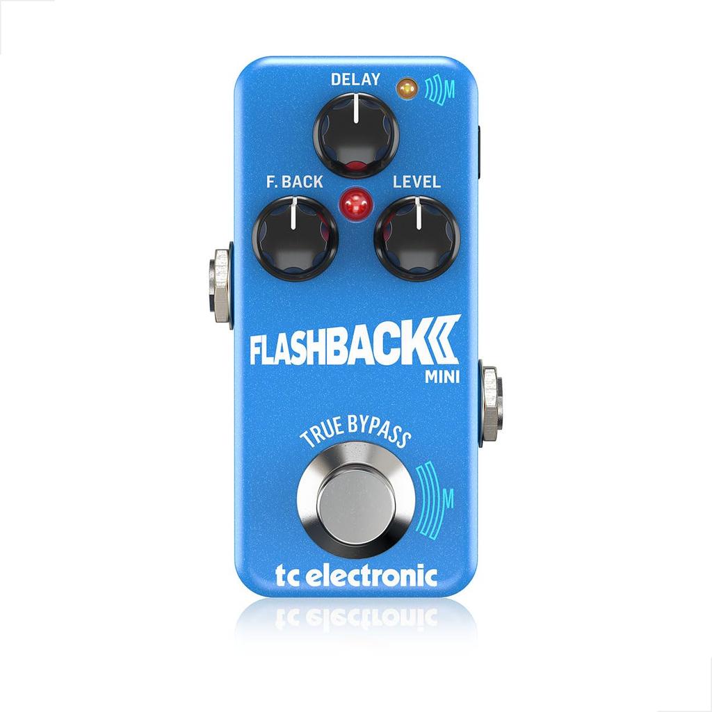 tc electronic FLASHBACK 2 MINI DELAY Digital Delay Pedal TonePrint MASH Crystal True Buffer - Compatible, Studio-Grade Algorithm, Footswitch, Delay,