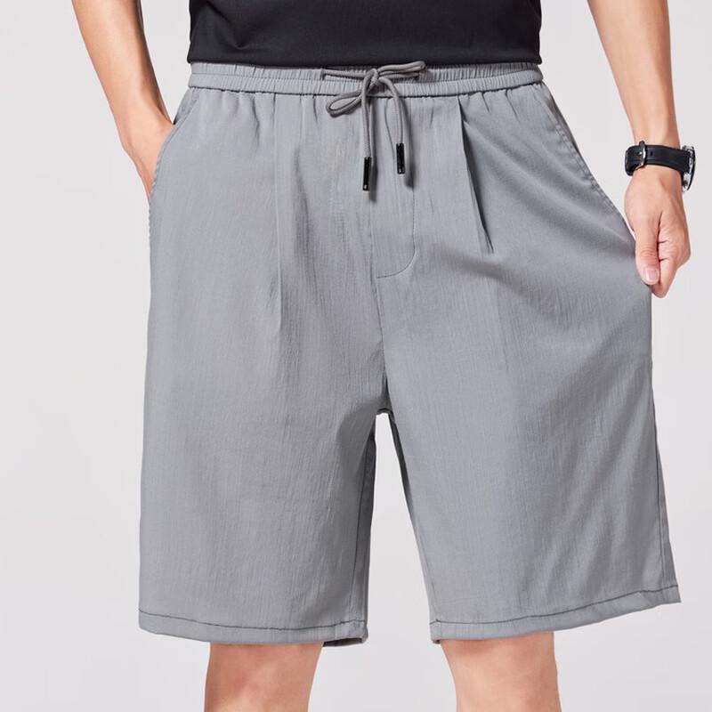 Men s Quick-Dry Straight-Leg Casual Shorts 32