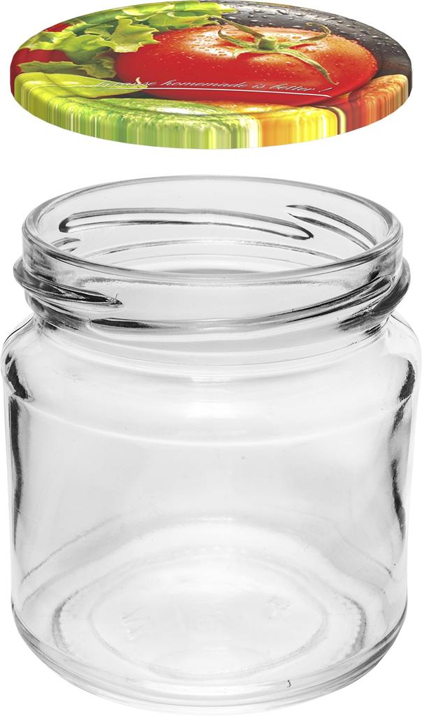 Glass Jar With Lid To Fi66