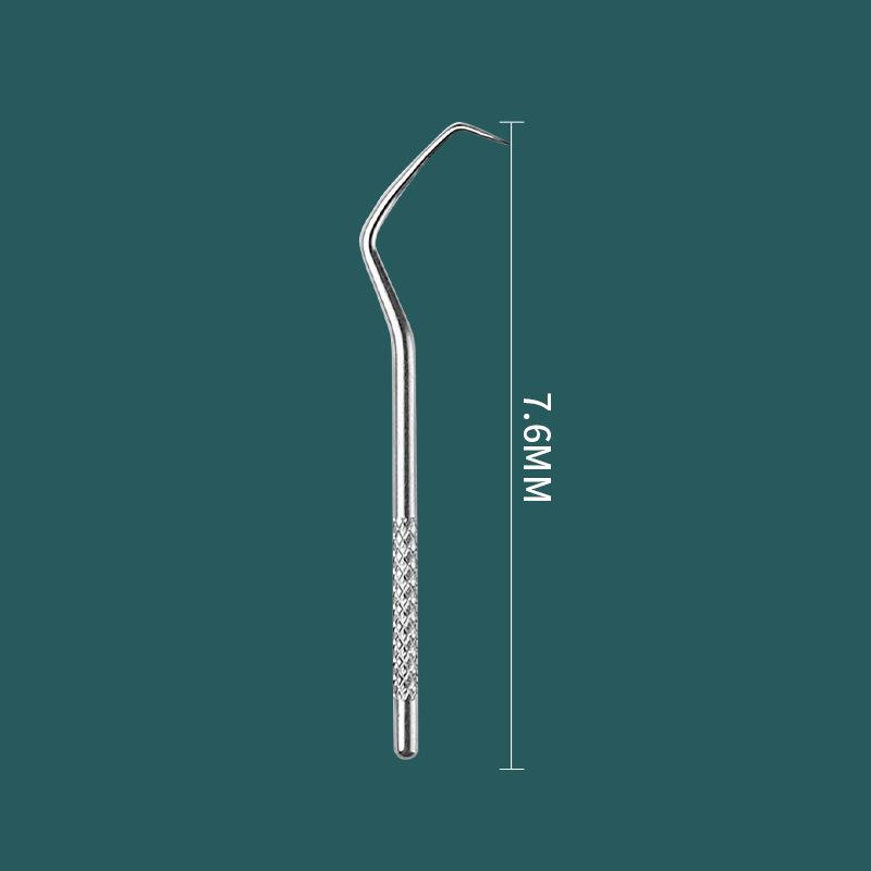 Stainless Steel Dental Floss & Toothpick Set with Portable Holder