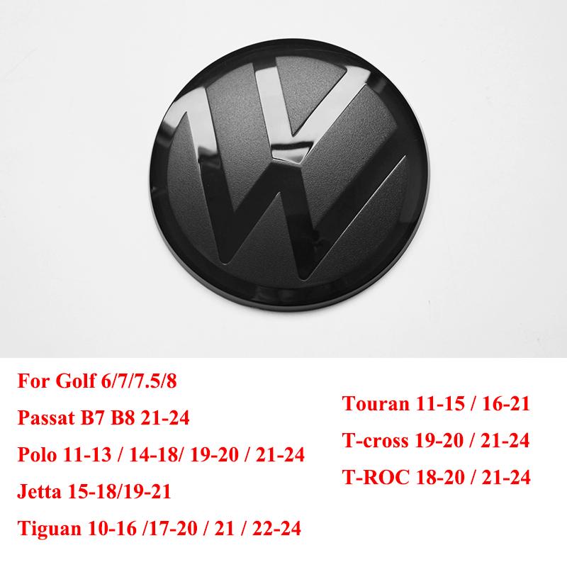 DKRSE1 For VW Volkswagen Jetta MK5 Golf 3D Mirror Logo Car Front Grill Emblem Rear Trunk Cover Badge For Volkswagen VW Golf 6 7 7.5 8 P