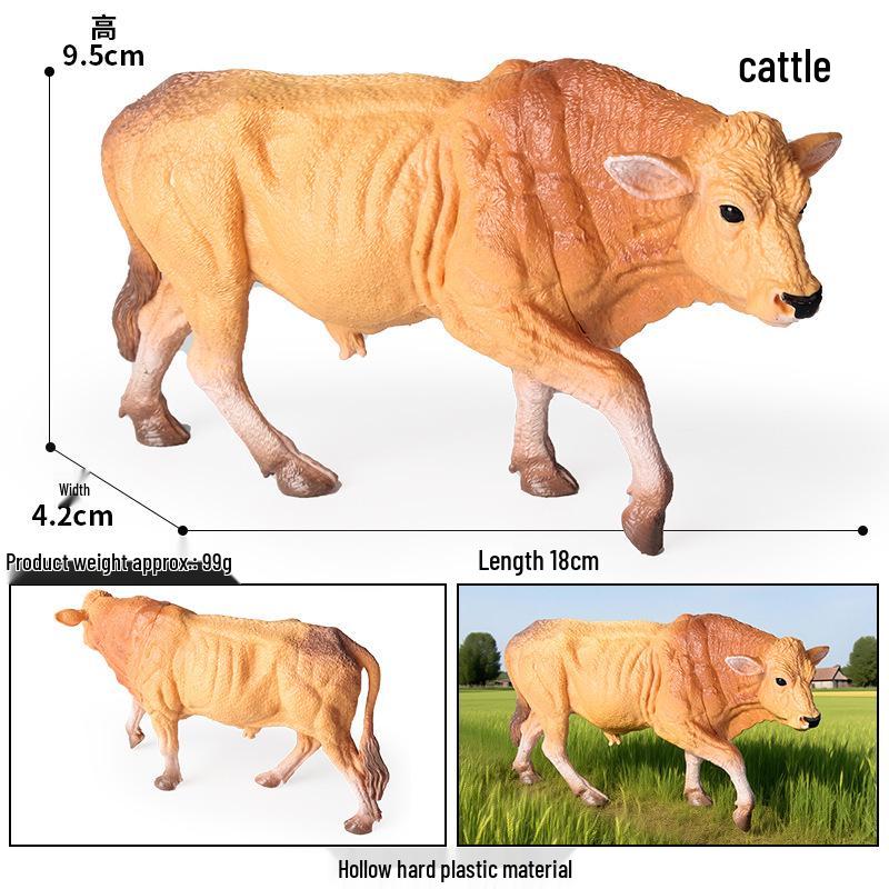 Realistic Farm Animal Models: Big Yellow Duck, Rooster, Turkey, Goose, and Swan