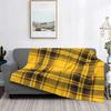 Manta de Tartán Rojo Clan Stewart, Manta de Franela Ultra Suave a Cuadros Ligera Decoración del Hogar Manta de Forro Polar para Hombres Mujeres Niños