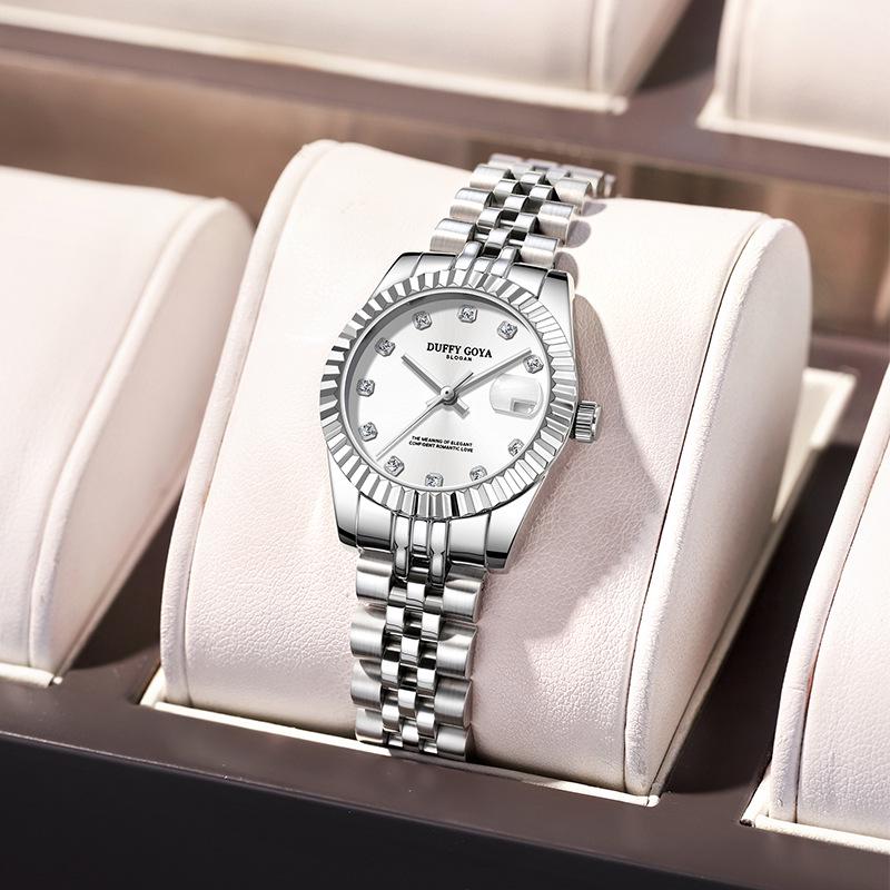 Женские водонепроницаемые круглые часы – Цветочная серия