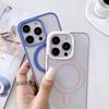 Luxury Shockproof Magsafe Wireless Charge Case for iPhone 15 14 Plus 13 12 Mini 11 Pro X XR XS Max Clear Magnetic Bumper Cover
